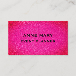 Trouwplanner Roze Paarse Glitter Meisjesachtig Visitekaartje