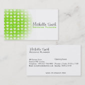 Trouwplanner zakelijke kaart met liefdevolle hartj visitekaartje (Voorkant / Achterkant)