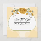 Trouwplein uitnodiging save datum kaartontwerp blo (Achterkant)