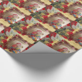 Trouwpop Portret Grafische kunst Print Cadeaupapier (Hoek)