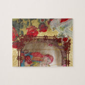 Trouwpop Portret Grafische kunst Print Legpuzzel (Horizontaal)