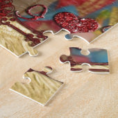 Trouwpop Portret Grafische kunst Print Legpuzzel (Zijkant)