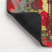 Trouwpop Portret Grafische kunst Print Muismat (Hoek)