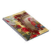 Trouwpop Portret Grafische kunst Print Notitieboek (Rechterzijde)