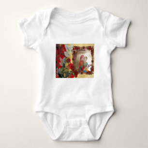 Trouwpop Portret Grafische kunst Print Romper