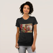 Trouwpop Portret Grafische kunst Print T-shirt (Voorkant volledig)