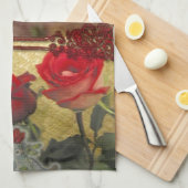 Trouwpop Portret Grafische kunst Print Theedoek (Quarter Fold)