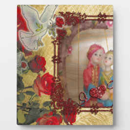 Trouwpop Portret Grafische Kunstprint Fotoplaat