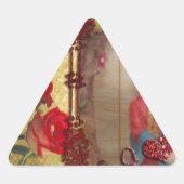 Trouwpop Portret Grafische Kunstprint Sticker (Voorkant)