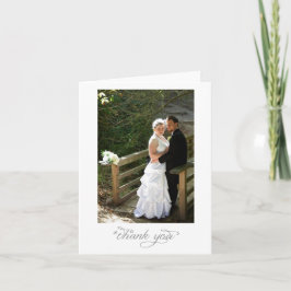 Trouwportret bedankkaart