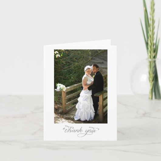 Trouwportret bedankkaart (Voorkant)