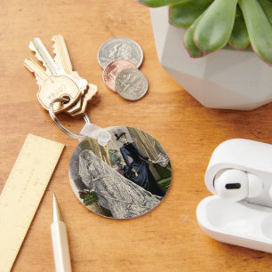 Trouwportret van een bruid in vintage stijl, Victo Sleutelhanger