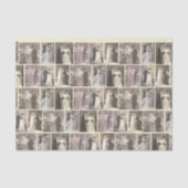 Trouwportretten van bruid en bruidegom - Trouwcoll Tissuepapier (Voorkant)