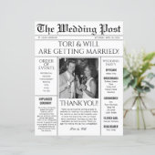 Trouwpostprogramma (Staand voorkant)