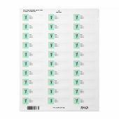 Trouwproducten met Monarch op Distel Etiket (Full Sheet)