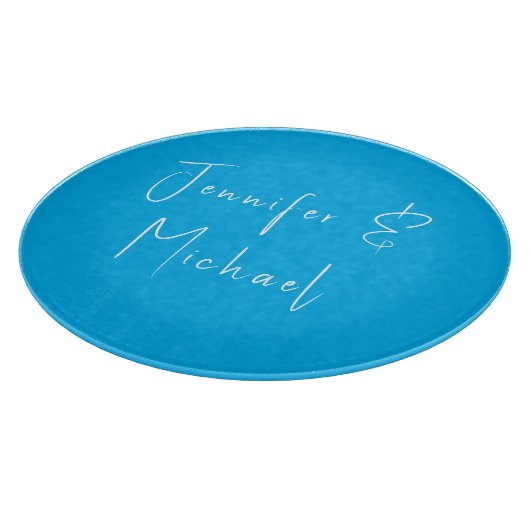 Trouwprofessioneel Klassiek Hemelblauw Snijplank (Hoek)