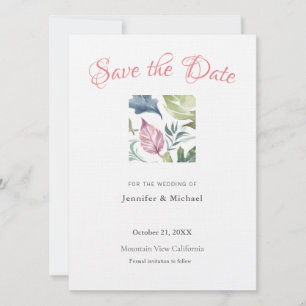 Trouwprofessioneel Minimalistisch Eenvoudig Modern Save The Date