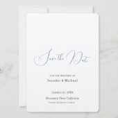 Trouwprofessioneel Minimalistisch Eenvoudig Modern Save The Date (Voorkant)
