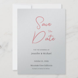 Trouwprofessioneel Minimalistisch Eenvoudig Modern Save The Date