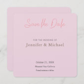 Trouwprofessioneel Minimalistisch Eenvoudig Save The Date (Voorkant / Achterkant)