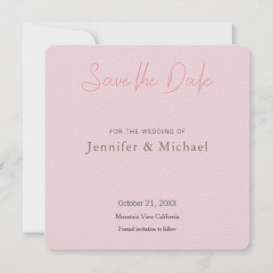 Trouwprofessioneel Minimalistisch Eenvoudig Save The Date