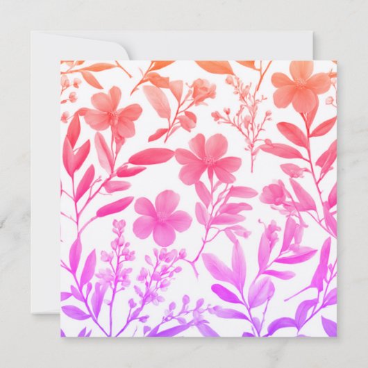 Trouwprofessioneel Minimalistisch Leuke Bloem Save The Date (Achterkant)