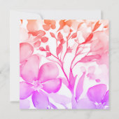 Trouwprofessioneel Minimalistisch Leuke Bloem Save The Date (Achterkant)