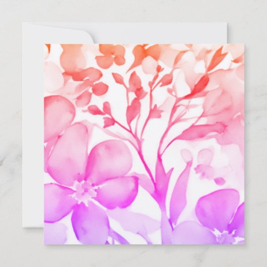 Trouwprofessioneel Minimalistisch Leuke Bloem Save The Date (Achterkant)