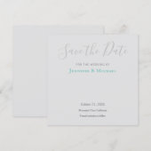 Trouwprofessioneel ontwerp moderne save the date (Voorkant / Achterkant)