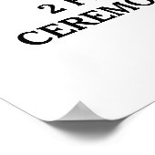 Trouwprogramma Aangepaste pictogrammen Tijdlijn me Poster (Hoek)