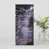 Trouwprogramma | boomlichten programmakaart (Staand voorkant)