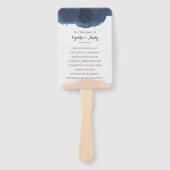 Trouwprogramma Hand Fan Handwaaier (Voorkant)