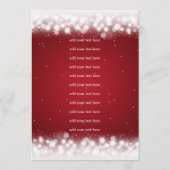 Trouwprogramma Inzet Magische Sprankel Rood Programmakaart (Voorkant)