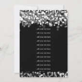 Trouwprogramma Inzetstuk Zilveren Lichten Kaart (Voorkant)