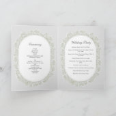 Trouwprogramma met Baby's Breath Gypsophila Programma (Binnen)