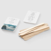 Trouwprogramma met Rio de Janeiro silhouet Handwaaier (Niet-gemonteerd)