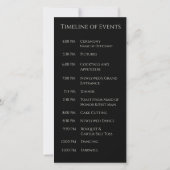 Trouwprogramma - Moderne bloemen met een hart (Achterkant)