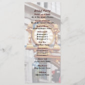 Trouwprogramma Ontmoet me onder de klok Pittsburgh Programmakaart (Achterkant)