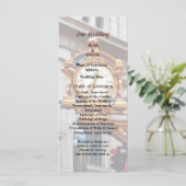 Trouwprogramma Ontmoet me onder de klok Pittsburgh Programmakaart (Staand voorkant)