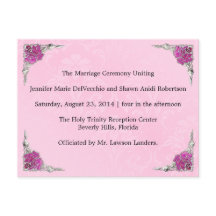 Trouwprogramma, pagina 1 van 2.