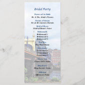 Trouwprogramma Pittsburgh Skyline van Smithfield Programmakaart (Achterkant)