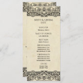   trouwprogramma programmakaart (Voorkant / Achterkant)