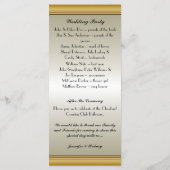 Trouwprogramma Rack Kaart (Achterkant)