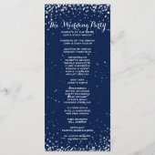 Trouwprogramma | Sterrennacht Programmakaart (Achterkant)