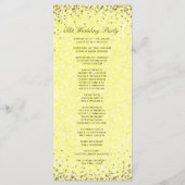 Trouwprogramma | Verontruste  blik Programmakaart (Achterkant)