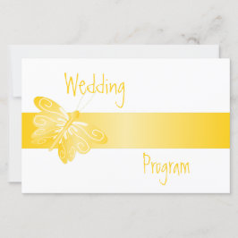 Trouwprogramma Yellow Butterfly