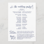 Trouwprogrammakaart rustiek thema TED418A_1 Programmakaart (Achterkant)