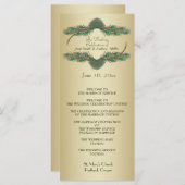 Trouwprogramma's - Goud Programmakaart (Voorkant / Achterkant)