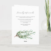 Trouwprogramma's Waterverf Rozemarijn Gevouwen Programma (Achterkant)