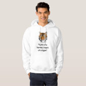 Trouwpullover met capuchon – kangoeroezak hoodie (Voorkant volledig)